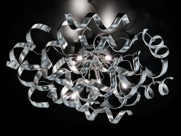 ASTRO - Crystal ceiling lamp by Metal Lux - view 3
